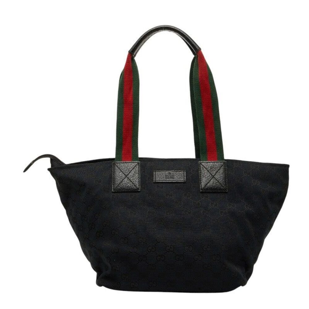 Gucci GG Canvas Shelly Line Handbag